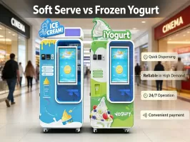 خدمة لينة مقابل آلة بيع الزبادي المجمدة: أي منتج يبيع أفضل؟